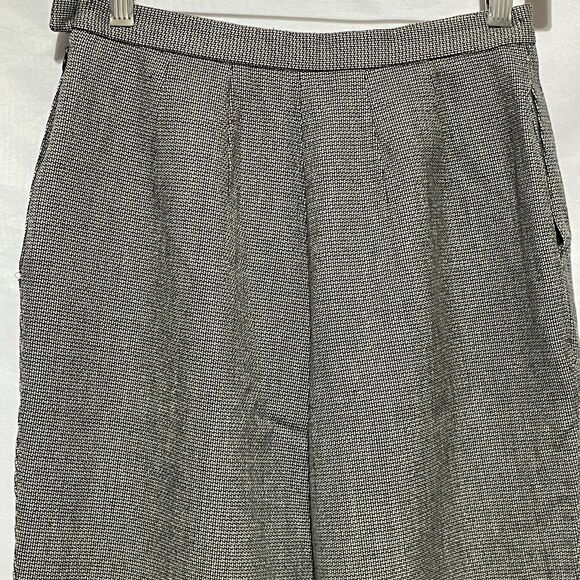 Vintage Harve Benard Wool Houndstooth High Rise Preppy Trousers Pants Size 4 - Picture 13 of 16